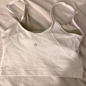 white lulu lemon align tank white.